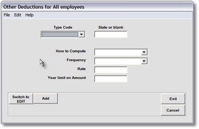 Other Company Wide Deductions