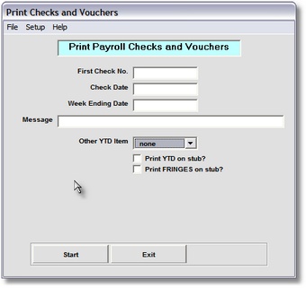 Print Checks