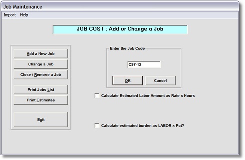 Add a New Job