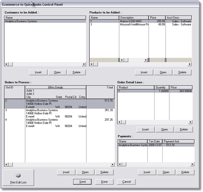 Control Panel